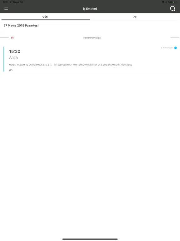 Ảnh chụp màn hình của FieldCo. Biges365 iPad 