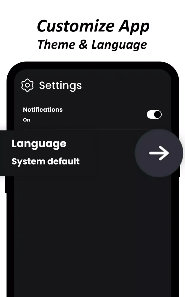 Tangkapan layar Dark Mode