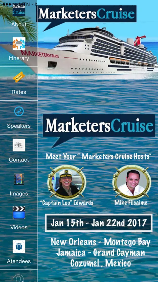 Tangkapan layar Marketers Cruise