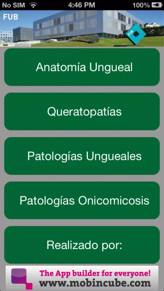 Capturas de tela do Anatomía y patología ungueal