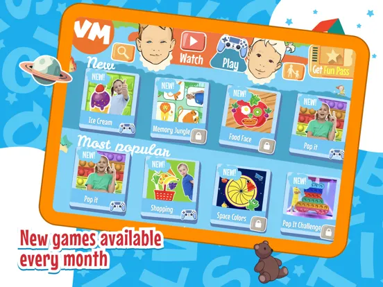 Capturas de pantalla de Vania Mania Kids Games & Video iPad 