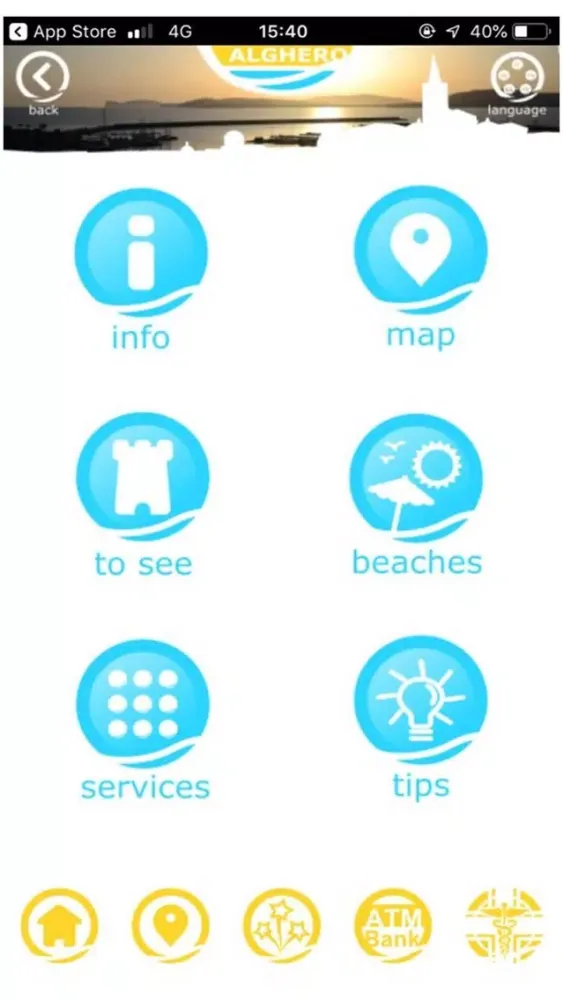 Ảnh chụp màn hình của Alghero Info