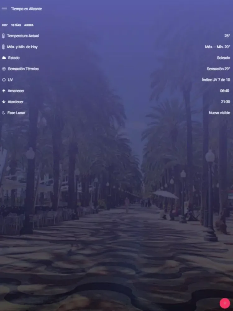 تصاویر Alicante Parking Plazas Libres en Tiempo Real iPad 