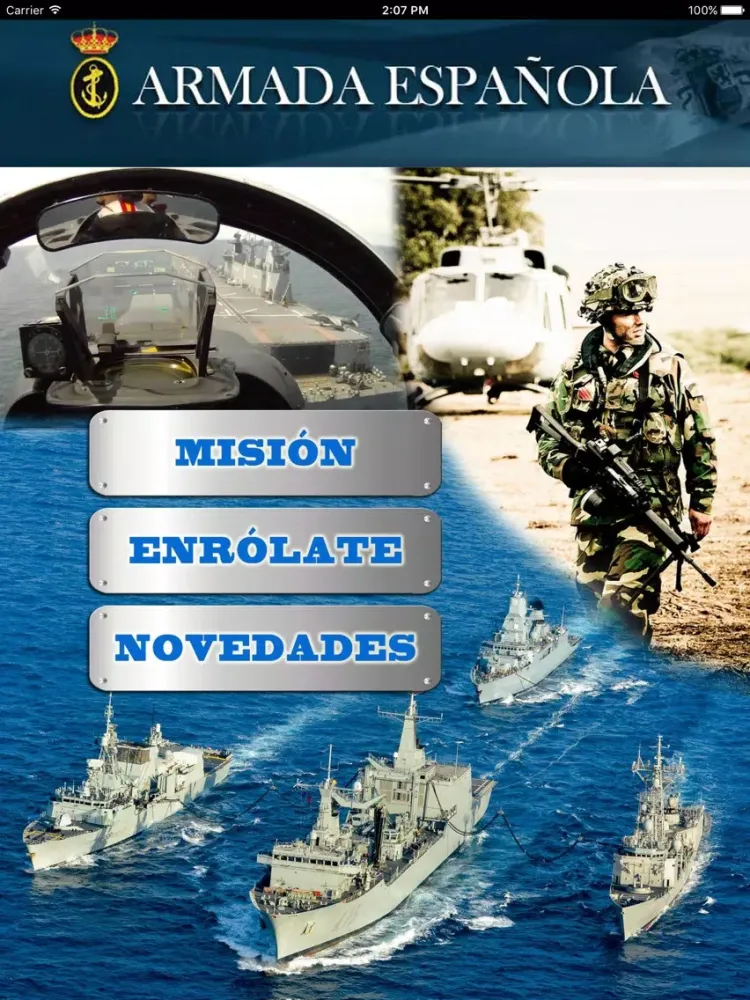 Ảnh chụp màn hình của Armada Española iPad 