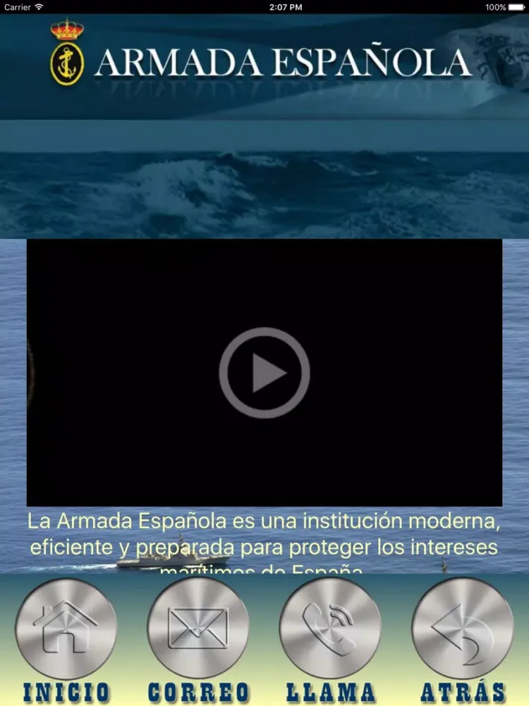 Ảnh chụp màn hình của Armada Española iPad 