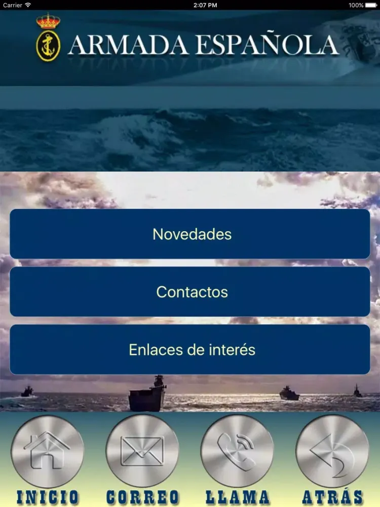 Ảnh chụp màn hình của Armada Española iPad 
