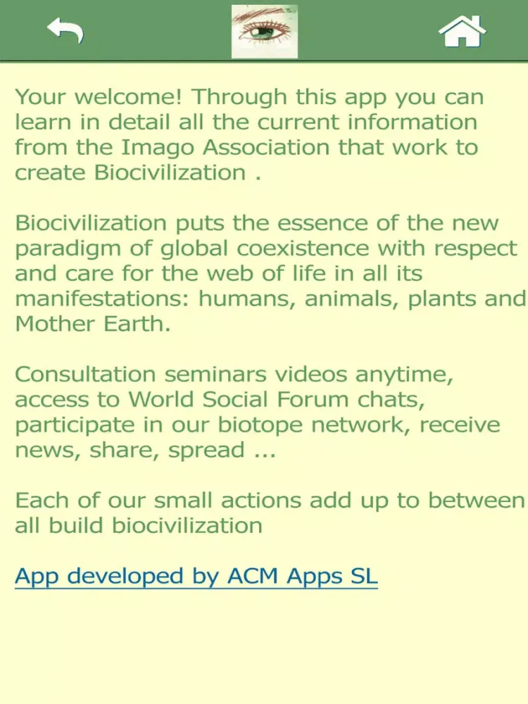 Capturas de tela do Biocivilizacion iPad 