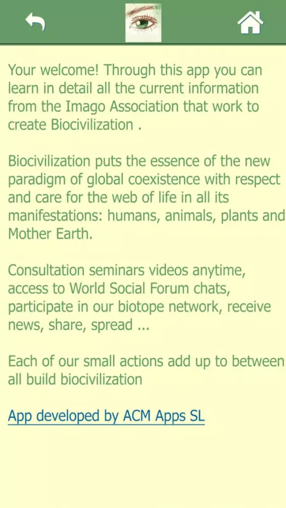 Capturas de tela do Biocivilizacion