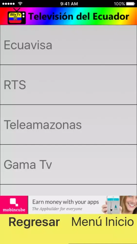 Captures d'écran de BlixTv - Televisión de Ecuador