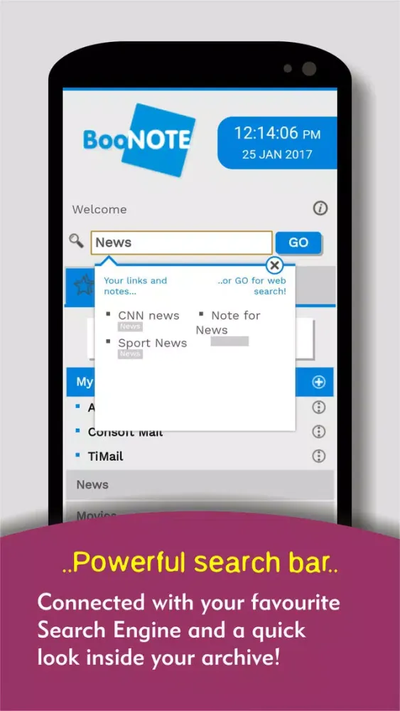 BooNote - PowerUp Browser Screenshots