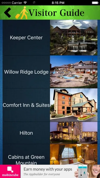 Captures d'écran de Branson Tourist Guide