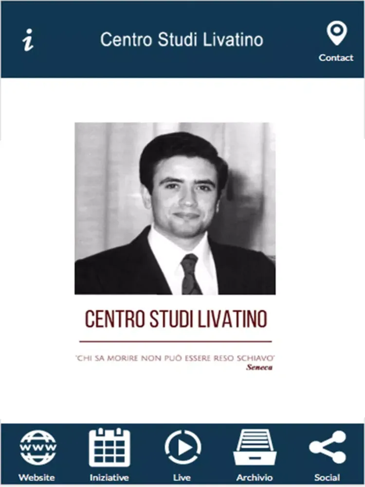 Centro Studi Livatino iPad  Ekran Görüntüleri