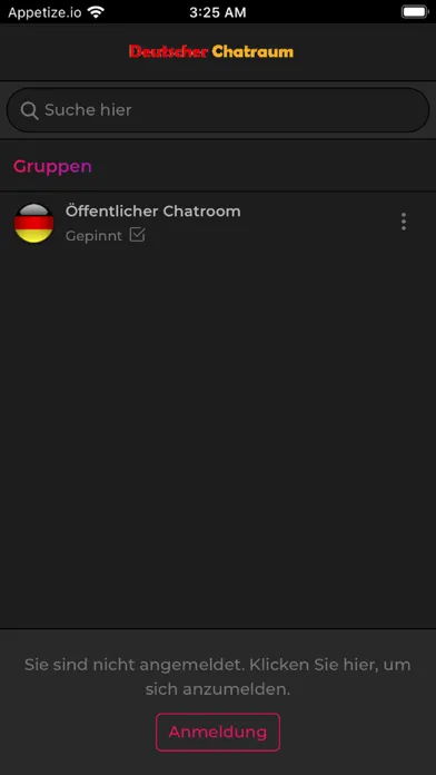 Deutscher Chatraum Ekran Görüntüleri