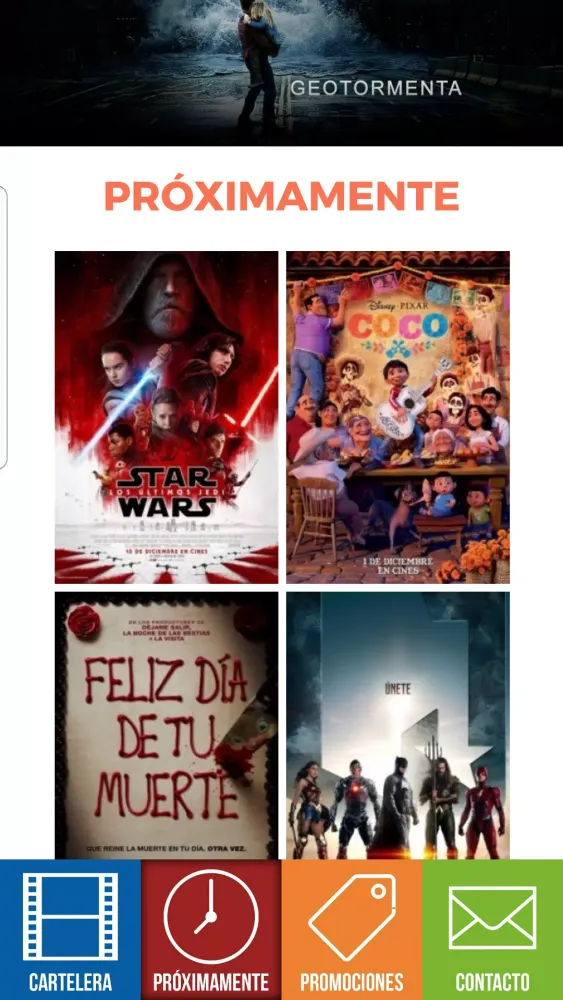 Tangkapan layar Cine Siglo Nuevo