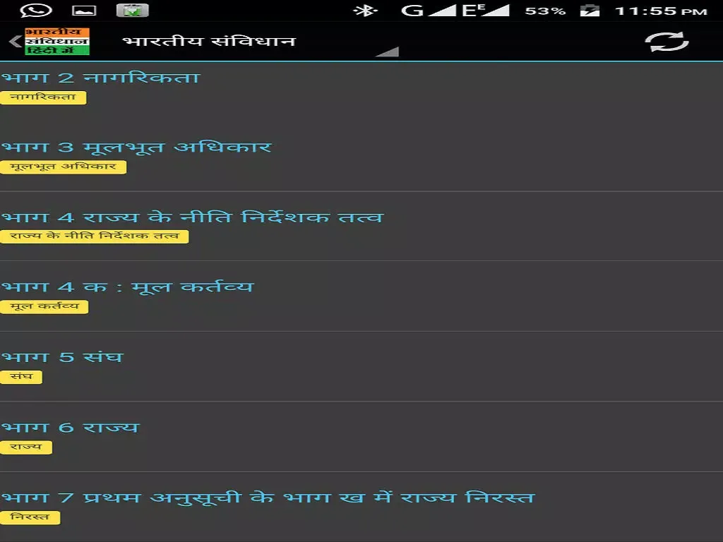 صور Constitution of India Hindi iPad 