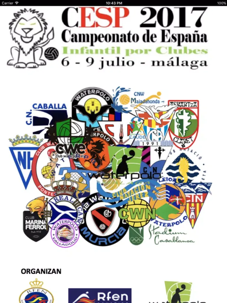 CESP WP INF MALAGA 2017 iPad  स्क्रीनशॉट