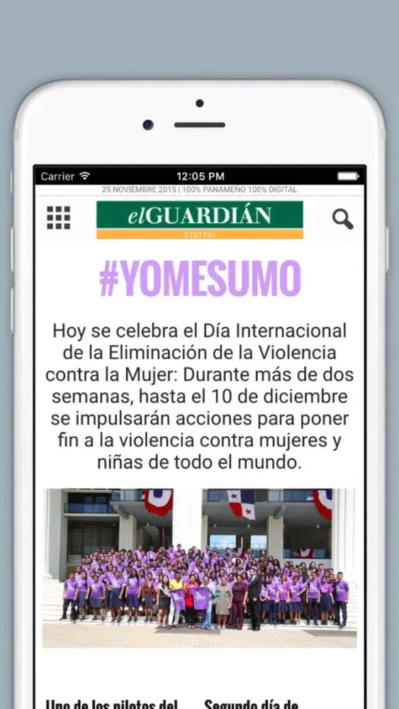 Captures d'écran de El Guardian Digital - Un nuevo medio 100% panameño y 100% digital