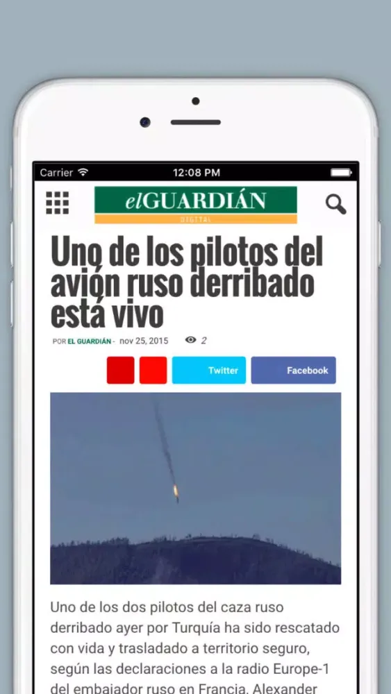 Captures d'écran de El Guardian Digital - Un nuevo medio 100% panameño y 100% digital