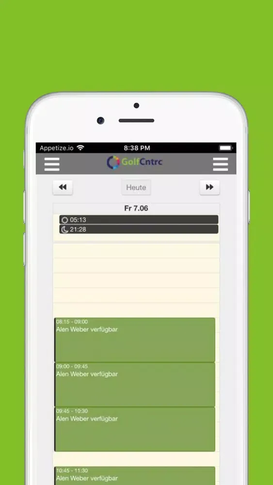 Captures d'écran de GolfCntrc - MPG