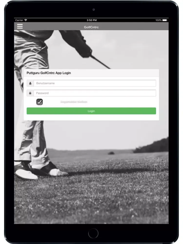 GolfCntrc PG iPad  Screenshots