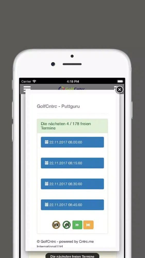 GolfCntrc PG Screenshots