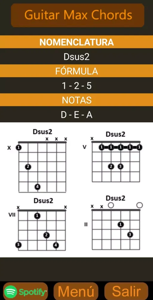 ภาพหน้าจอของ Guitar Max Chords DEMO