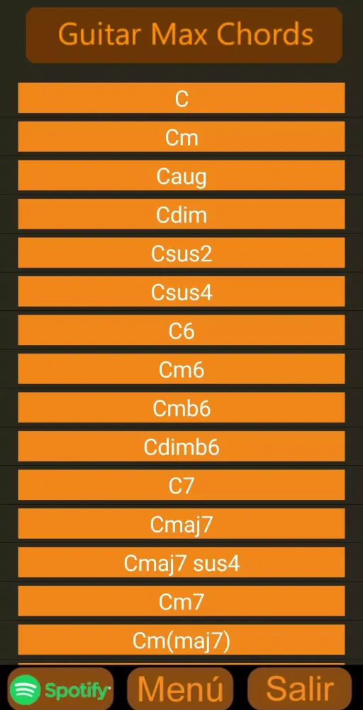 ภาพหน้าจอของ Guitar Max Chords DEMO