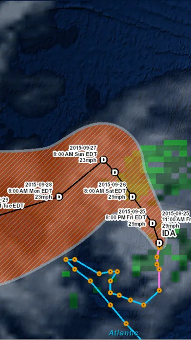 Gulf Hurricane Tracker Screenshots