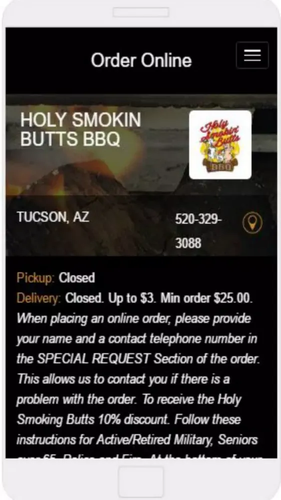 Holy Smokin Butts BBQ應用截圖