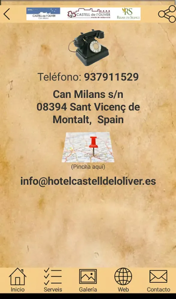 Capturas de pantalla de Hotel Castell de L´Oliver