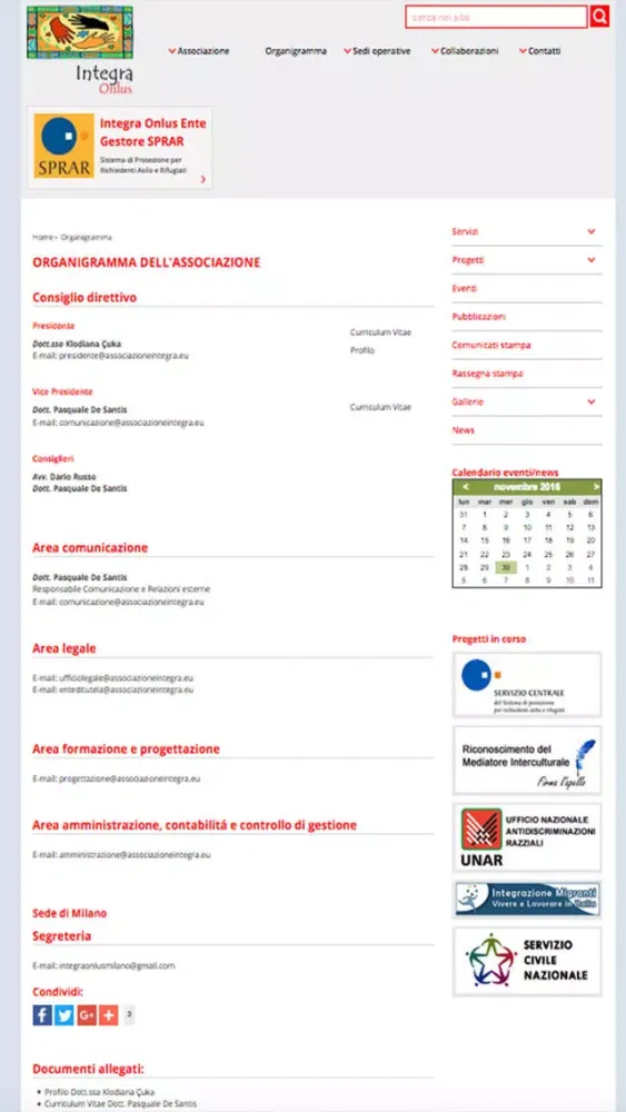 Capturas de pantalla de Integra Onlus