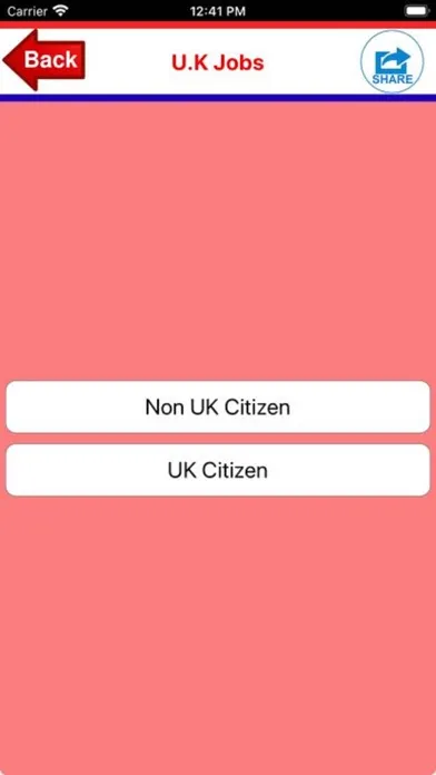 Ảnh chụp màn hình của Jobs UK