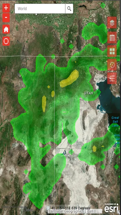 Aviation Weather Doppler Radar Screenshots