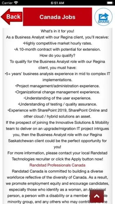 Jobs Canada سکرین شاٹس