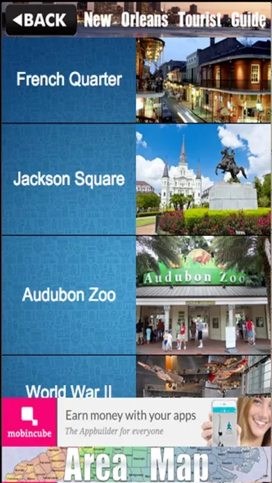 Zrzuty ekranu New Orleans Tourist Guide