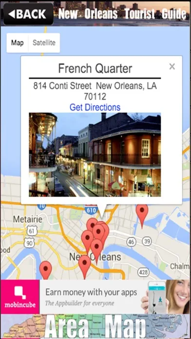 Zrzuty ekranu New Orleans Tourist Guide