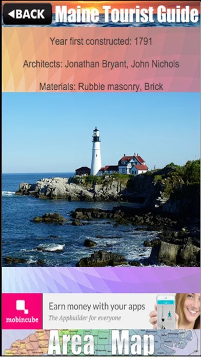 Maine Tourist Guide Screenshots
