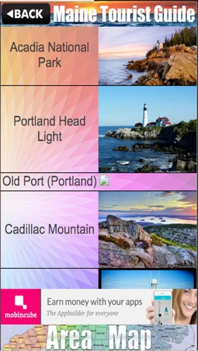 Maine Tourist Guide Screenshots