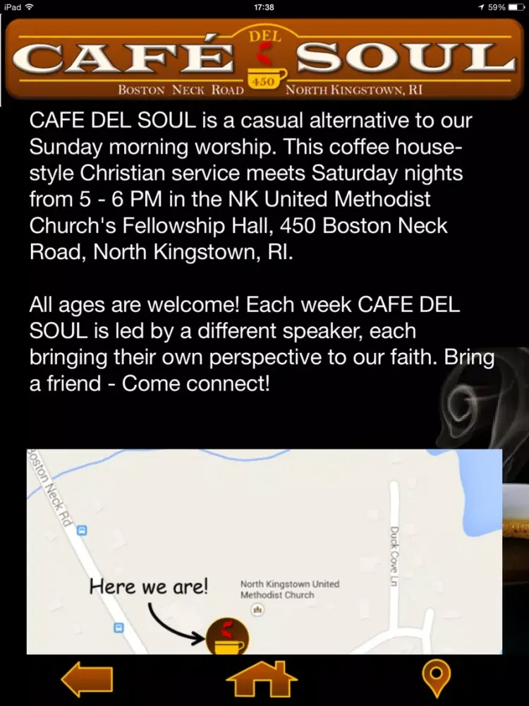 Cafe del Soul - Coffee house-style iPad  Screenshots