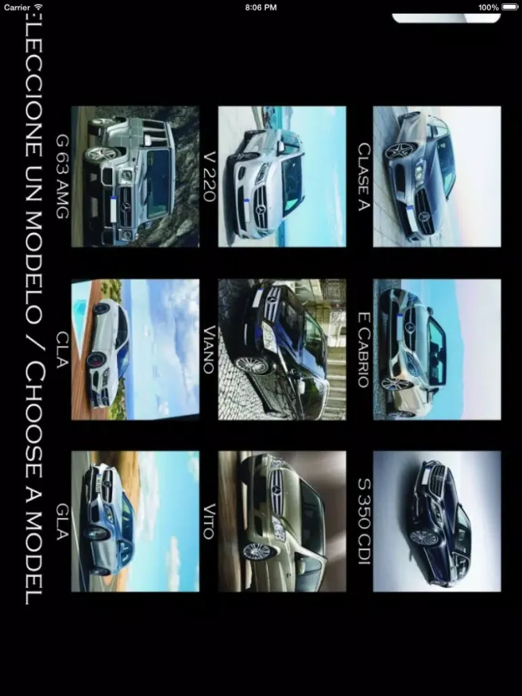 Capturas de pantalla de Exclusive Rental Cars iPad 