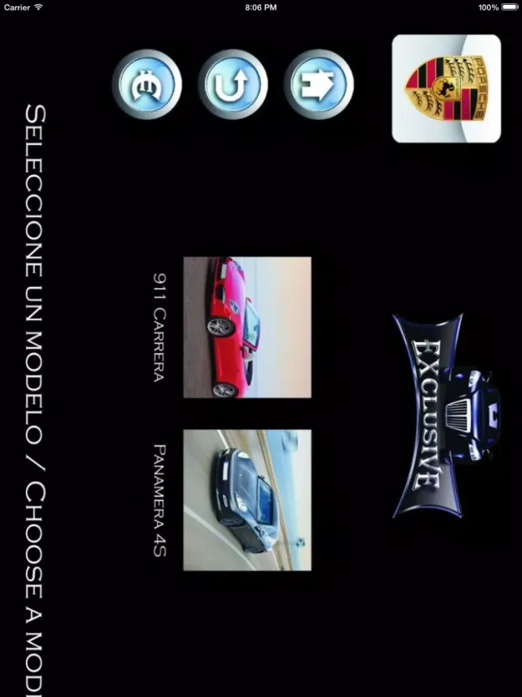 Capturas de pantalla de Exclusive Rental Cars iPad 