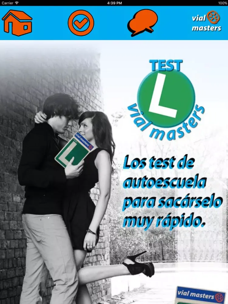 Test Autoescuela VM iPad  Screenshots