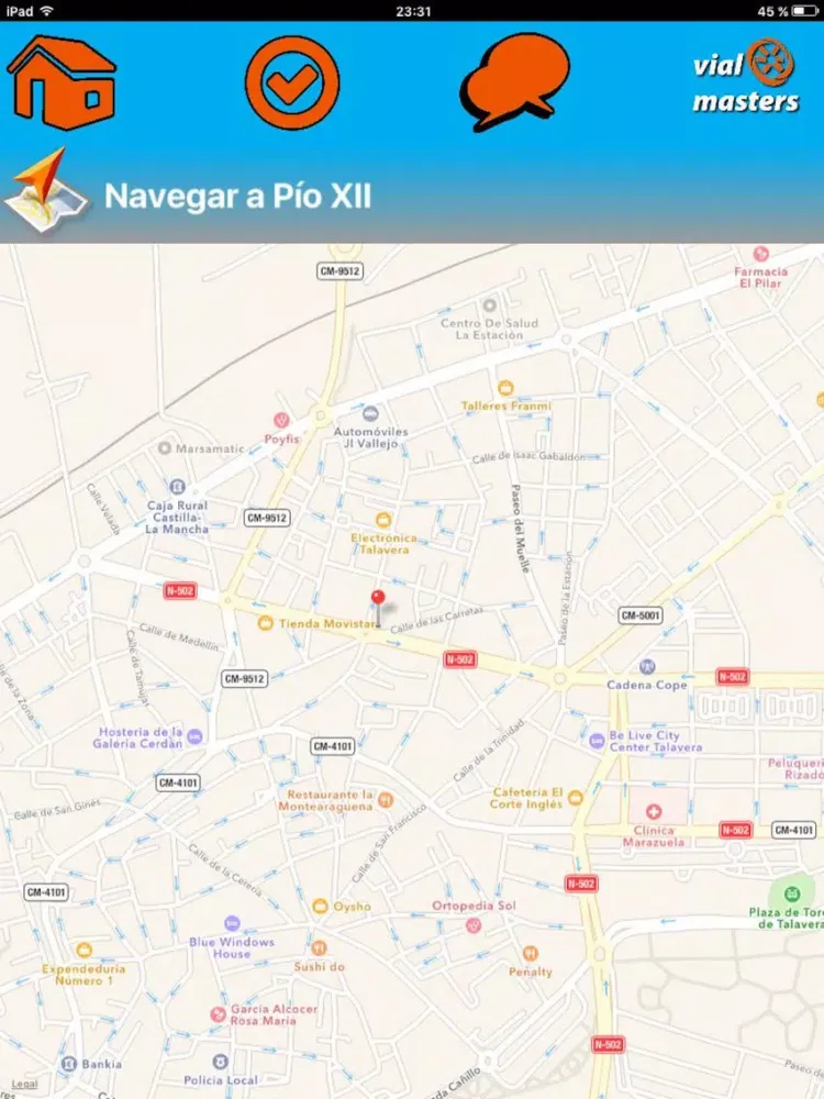 Test Autoescuela VM iPad  Screenshots