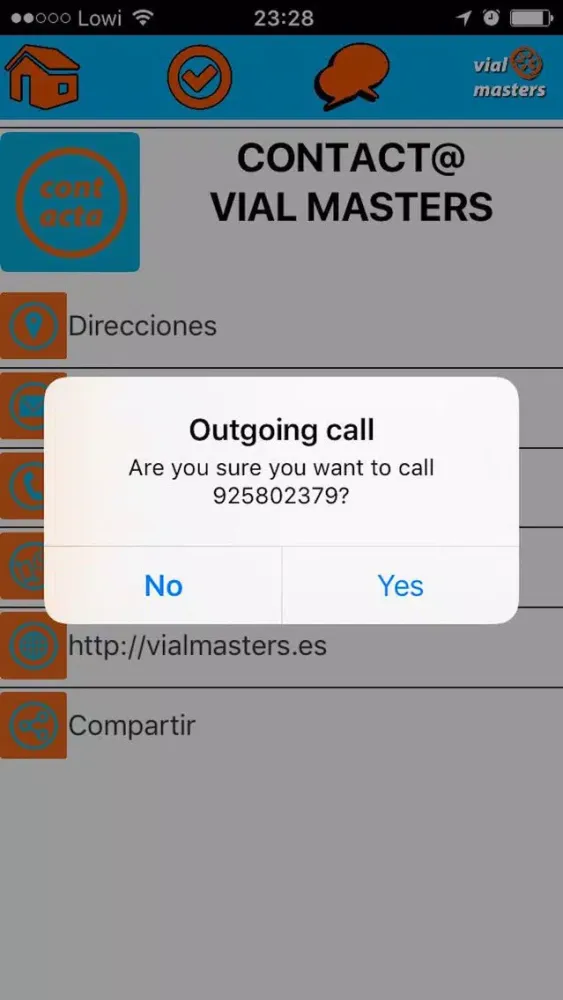 Test Autoescuela VM Screenshots