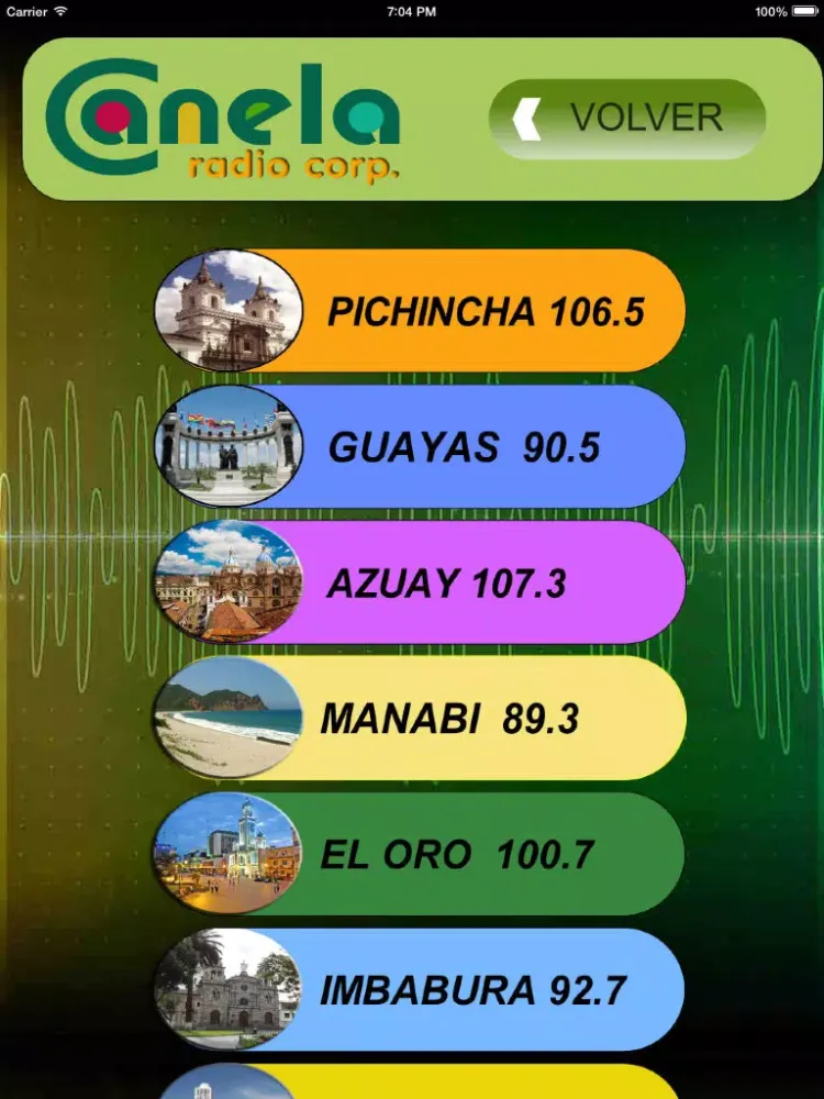 Captures d'écran de Radio Canela iPad 