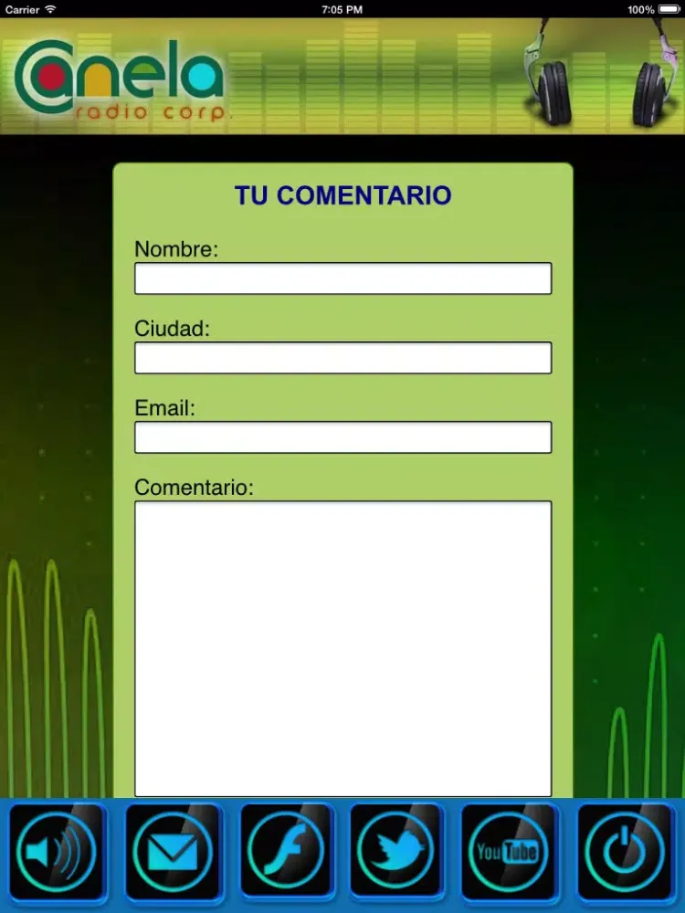 Captures d'écran de Radio Canela iPad 