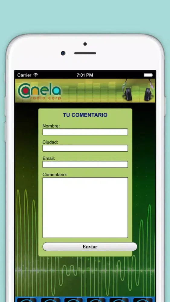 Captures d'écran de Radio Canela