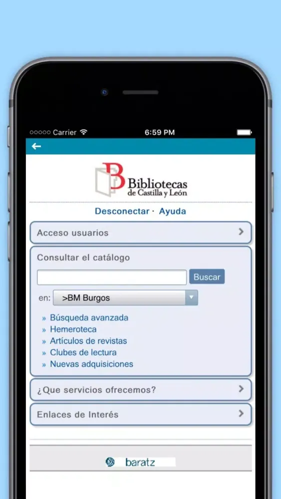 Biblioteca Municipal de Burgos स्क्रीनशॉट