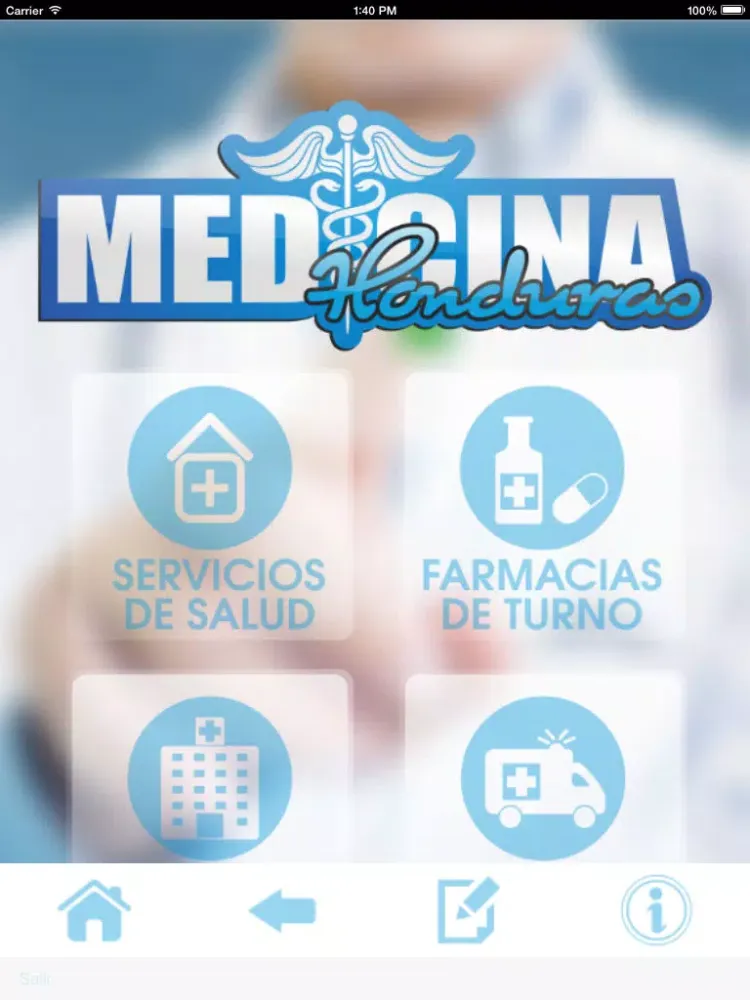Captures d'écran de Medicina Honduras iPad 