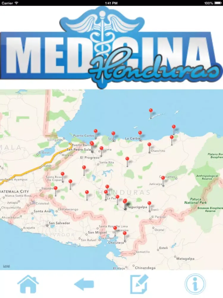 Captures d'écran de Medicina Honduras iPad 